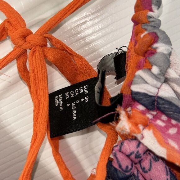 H&M Floral Print Maxi Dress(Size 6) - Picture 8 of 11